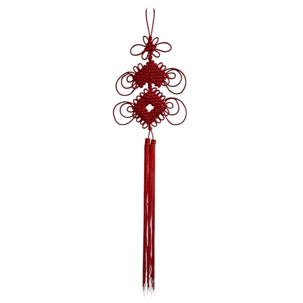 NWOT Authentic Traditional Chinese Knot Tassel Ornament Approximately 38”x 10” - Picture 2 of 4